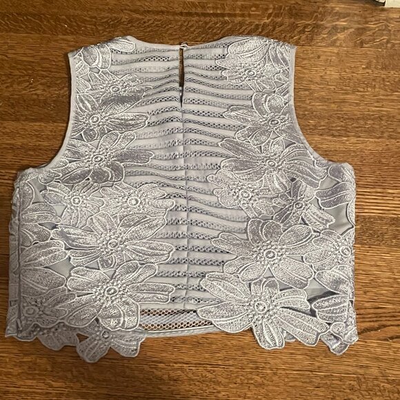 Ted Baker size 2 floral top - Picture 2 of 4